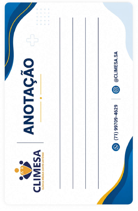 Modelo da tag de anotação CLIMESA
